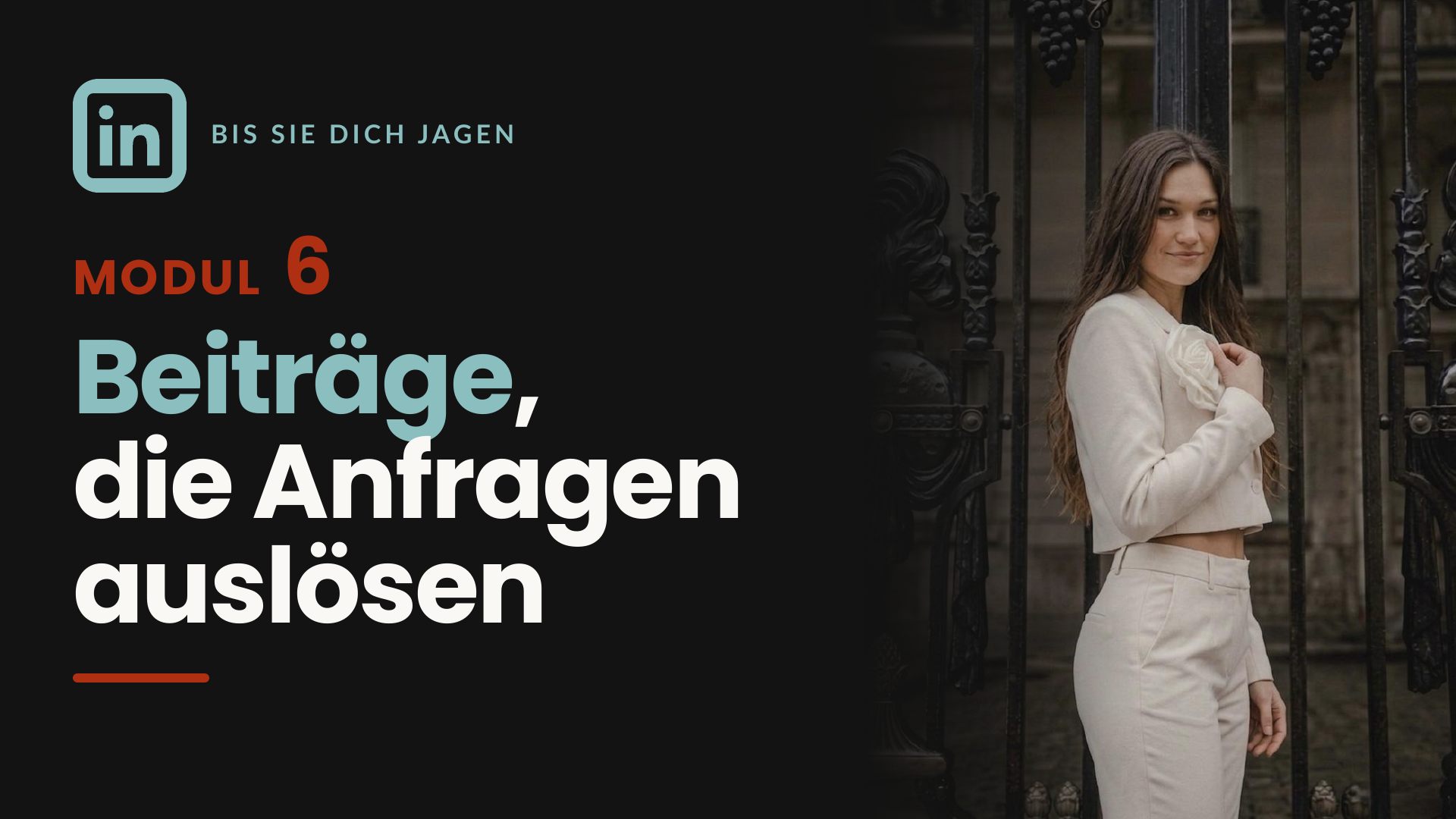 Modul 6 – Beiträge, die Anfragen auslösen